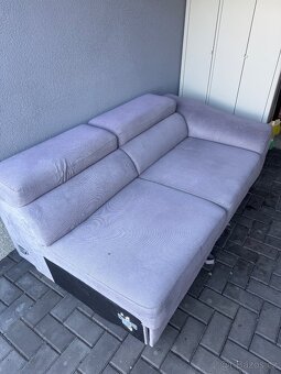 Rohová sedací souprava Sconto „Lagos“ – rozkládací, s úložný - 3