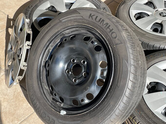 Letní sada 5x100 Škoda Fabia 185/60 R15 Kumho Ecowing - 3
