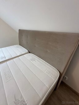 Box Spring postel, 180 x 200cm, včetně matrací a topperu - 3