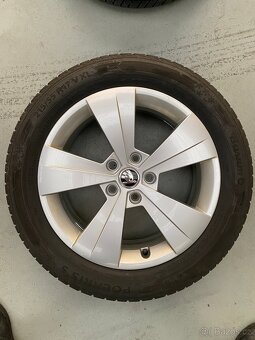Zimní sada originál Škoda Alu kol R17 - 3