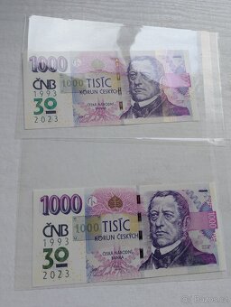 Výroční bankovky 1000 - 3