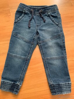 Zateplené kalhoty vel 92 a 98 - 3