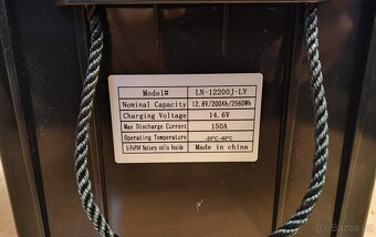 LiFePO4 baterie Nielftor 200Ah /12V, BMS s bluetooth - 3