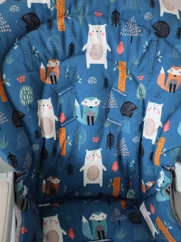 Náhradní potah do židličky Joie Mimzy - softshell modrý - 3