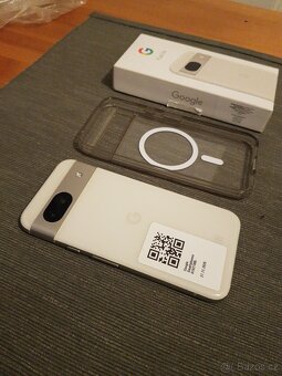 Google Pixel 8a 128GB porcelain + kryt - 3