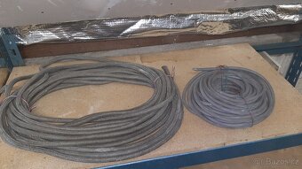 Opředená ochranná hadice na el. kabely. - 3