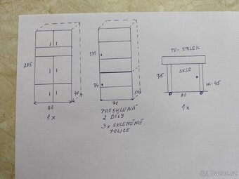Obývací stěna olše - 3