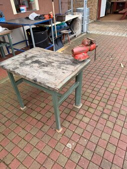 Dílenský ponk se svěrákem YORK 100mm - 3