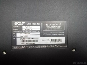 Monitor Acer AL1916AS - 19" TFT SXGA 1280x1024. - 3
