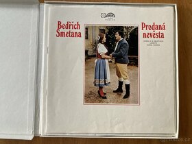 Sada 3x LP deska Bedřich smetana "Prodaná nevěsta" + kniha - 3