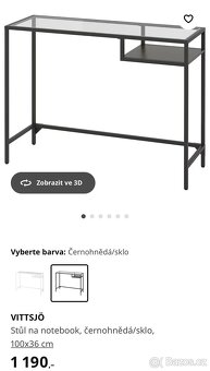 IKEA Vittsjo stolek - 3