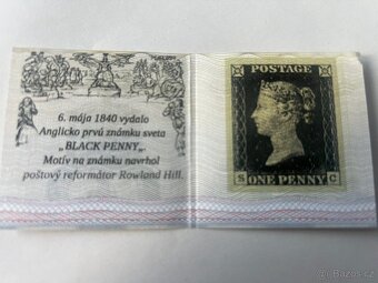 originál Black Penny+platinový odražek této známky - 3
