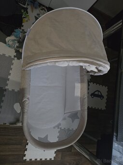KINDERKRAFT Postýlka dětská 3v1 Lovi Beige - 3