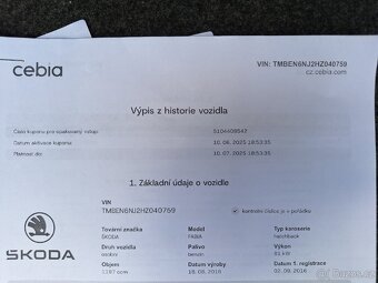 Škoda Fabia 1.2TSi 81kW Style+ 1.maj. ČR s.k. Cebia - 3