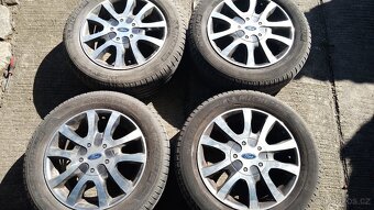 Prodám 4 originální disky Ford + letní pneu v ceně - 3