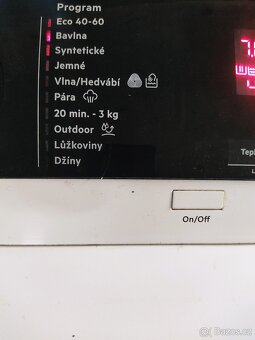 parní pračka Aeg LTX 7E372C, lednice s mrazákem Beko - 3