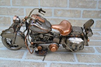 Kovový model - MOTORKA VETERÁN 36x18x12 - 3