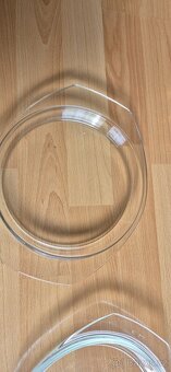 Skleněná poklice SIMAX z pekáče 1,5 l – 2 kusy - 3