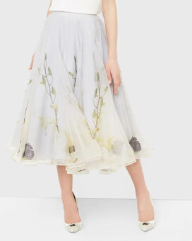 Ted Baker sukně ze 100% hedvábí M / 38 / 10·Nový - 3