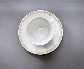 Vintagní moka šálek s podšálkem. - 3