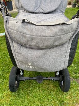 Kombinovaný kočárek venicci shadow denim grey - 3