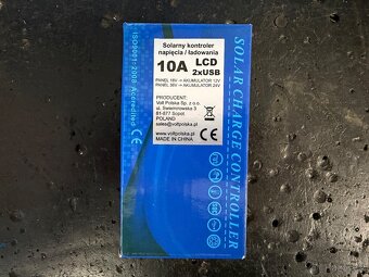 Solární regulátor PWM 10A s LCD a 2× USB - nový (18 ks) - 3