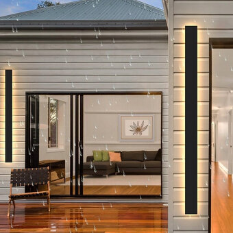 100 CM LED NÁSTĚNNÁ LAMPA FASÁDNÍ VENKOVNÍ DLOUHÁ - 3