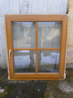 5 kusů - Dřevěné okno 111 x 123 cm - 3