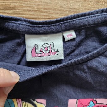 Dívčí triko LOL vel. 134 - 3