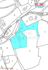 Prodej pozemku k bydlení, 5869 m2, Vlčice - 3