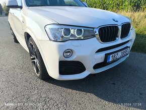 BMW X3 2.0d M-paket, 2016,140kw, 161tis. km- NEHAVAROVANÉ - 3