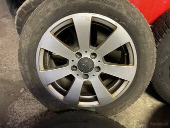 Mercedes-Benz w204 sada zimní pneu kola alu disk 16 - 3
