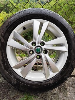 Alu kola 5x100 R15 originál Škoda Cygnus - 3