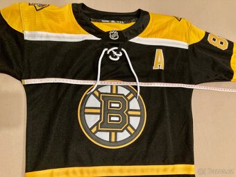 Hokejovy dres david pastrnak dětská velikost S/M - 3