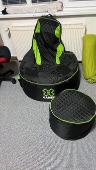 Sedací vak Popboy s opěradlem a podnožkou - 3
