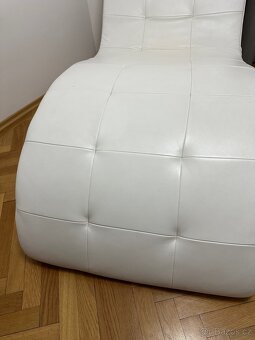 Lenoška PHASE - bílá kůže - ve stavu nové - 3