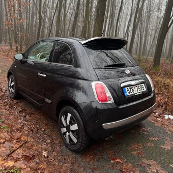 Fiat 500 1.2 2012 – panoramatická střecha, bílý interiér, - 3