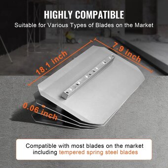 Elektrická zednická lžíce, 46” ručně vedená - 3