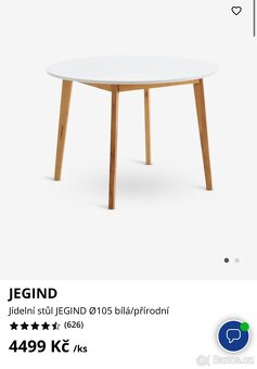 Jídelní stůl ,průměr 105 cm - 3