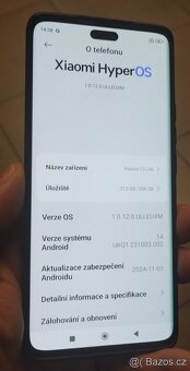 Jako nový Xiaomi 13lite 6.5" 5G 12GB/256GB + EXTRA BALENÍ - 3