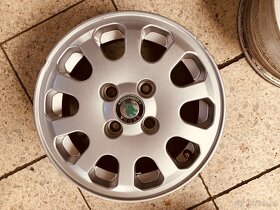 Originální hliníkové disky Škoda Felicia Magic 13" - 3