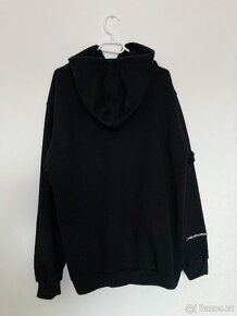 Mikina čierná s výšivkou 100ry oversized S/M - DAME - 3