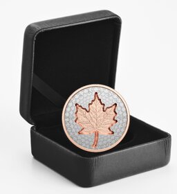 investiční stríbro - Canada maple leaf Super incuse - 3
