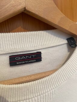 Prodám pánský bílý svetr GANT - 3