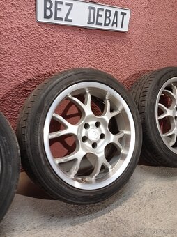 Borbet BS 17" 5x100 7,5J letní pneu 215/45 - 3