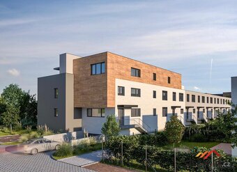 Prodej novostavby bytu 2+kk, 56,1 m2 + 30 m2 předzahrádka, P - 3