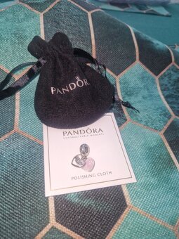 Pandora Mum přívěsek na náramek růžové srdíčko 925 - 3