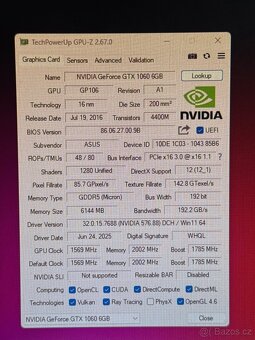 Herní Pc, gtx 1060 6gb, amd Ryzen 5 3600 - 3