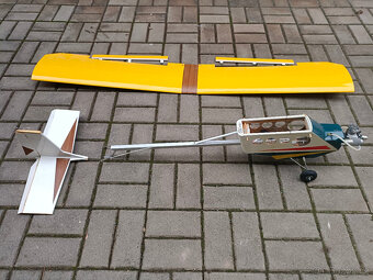 Starší ale nové nelétané rc letadlo motor OS MAX cca nový - 3