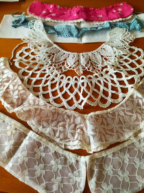 Ubrusy ,rukavice, retro bavl.punčochy, límečky, deštníky,noč - 3